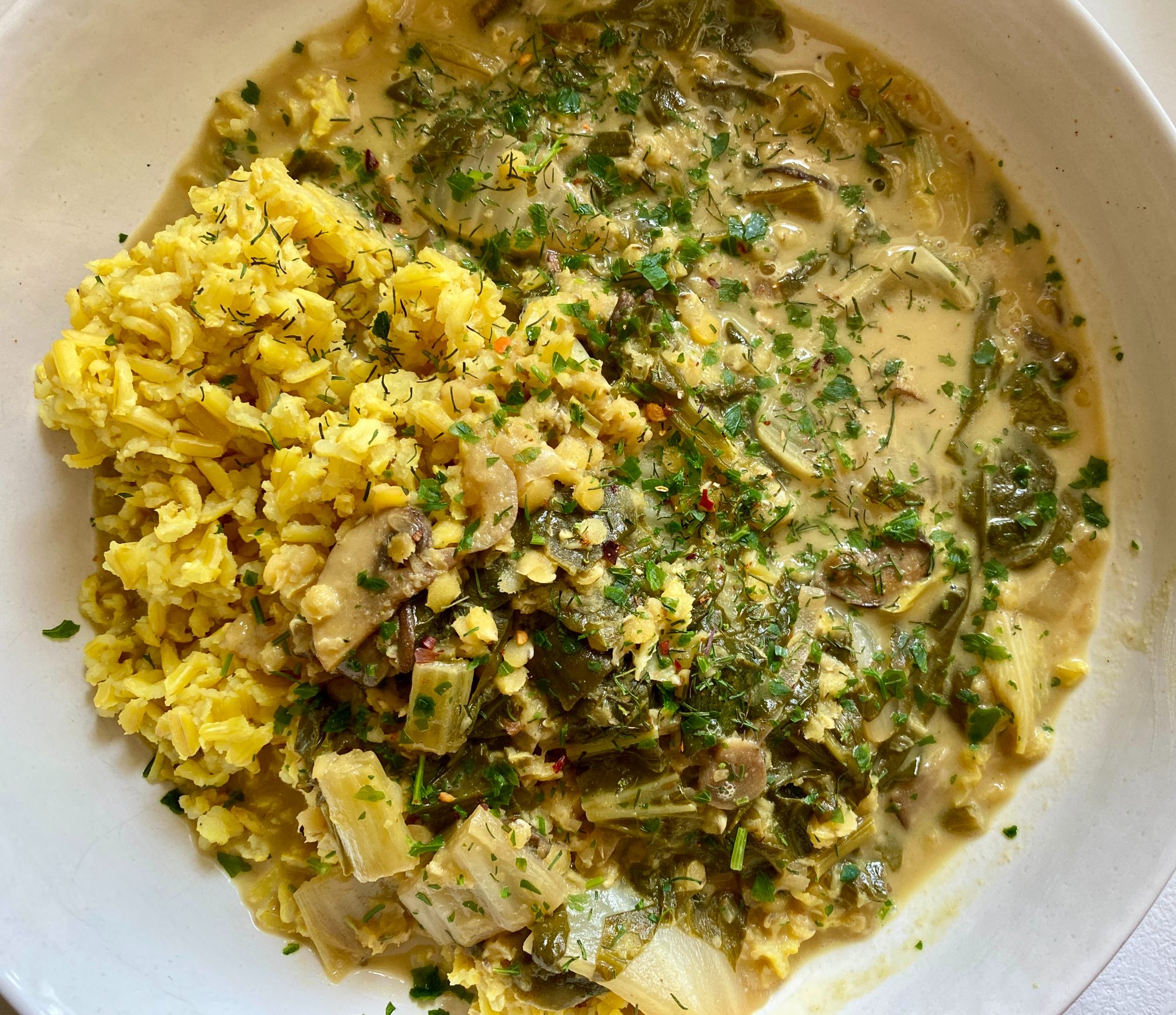 PAK CHOI CURRY.