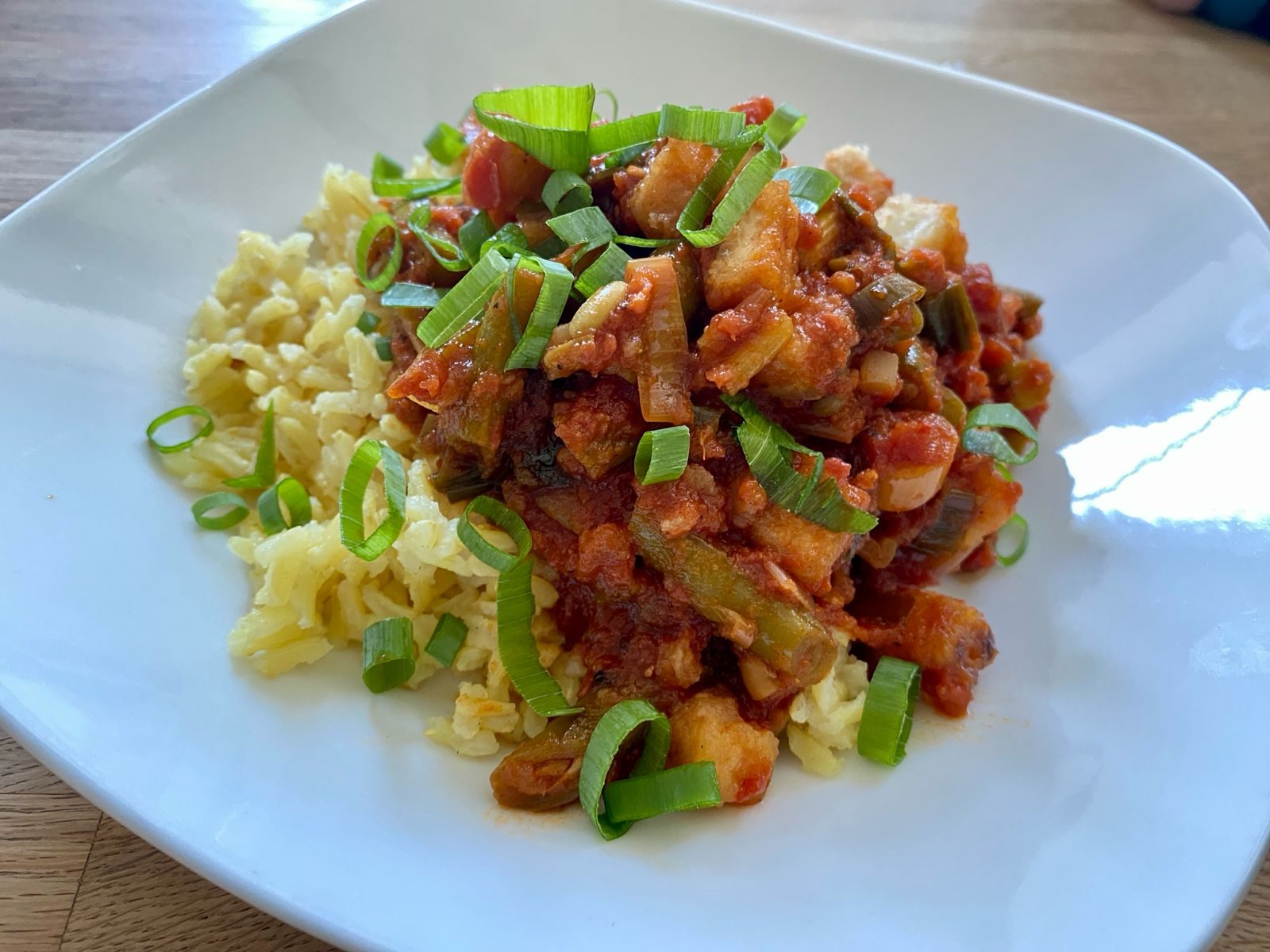 VIETNAMESISCHER TOFU MIT FISOLEN.