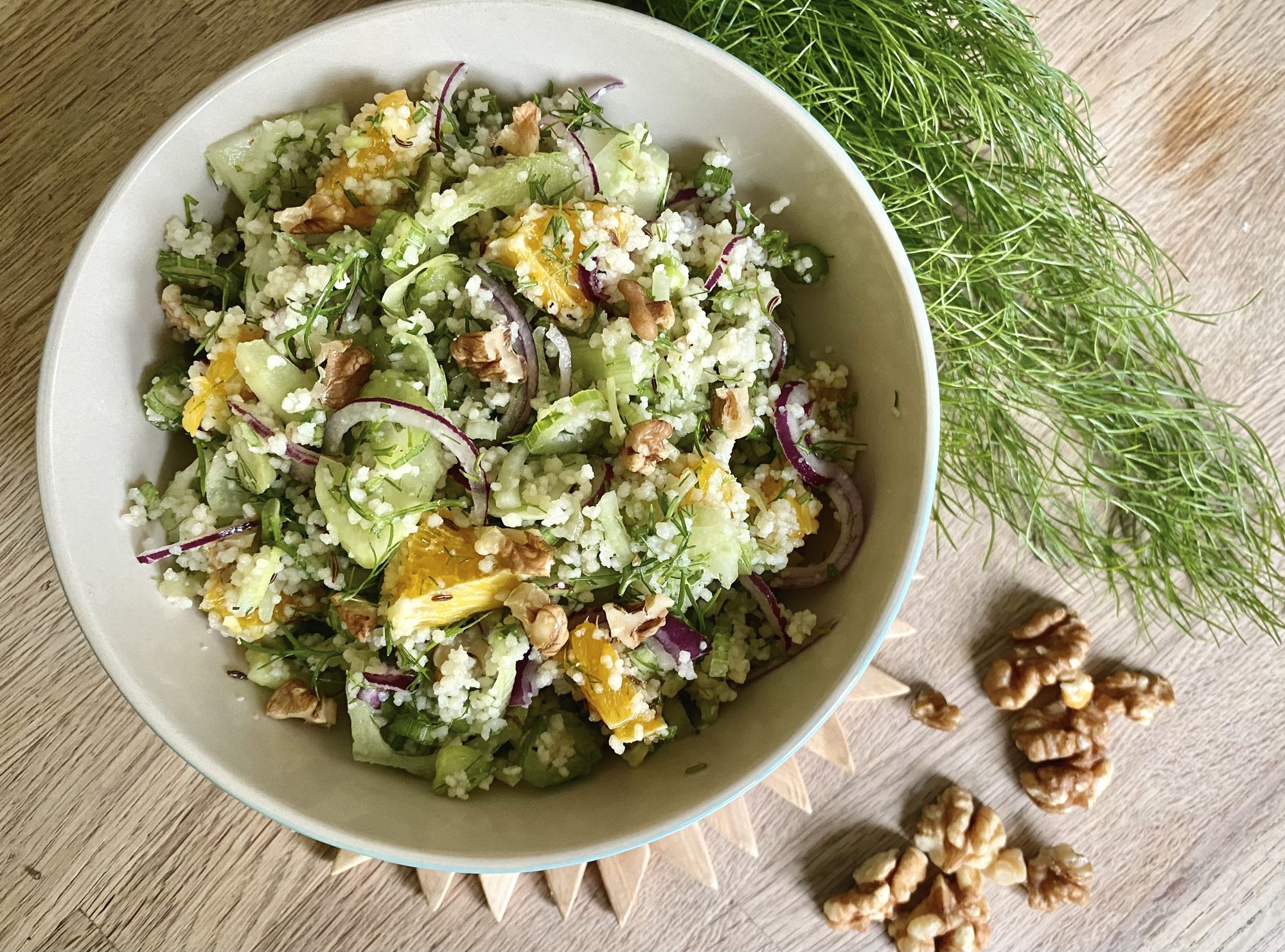 FENCHEL COUSCOUS SALAT.