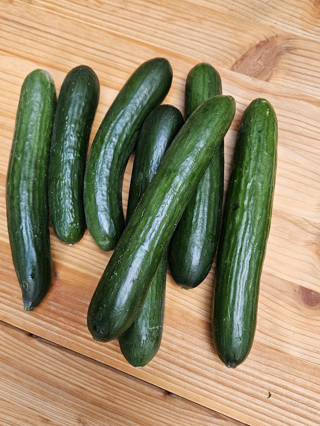 Bis zu sieben Snack-Gurken pro Korb