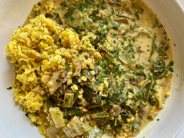 PAK CHOI CURRY.