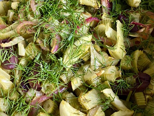GEBACKENER FENCHEL.