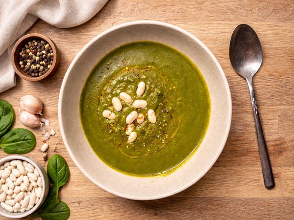 SPINATSUPPE.