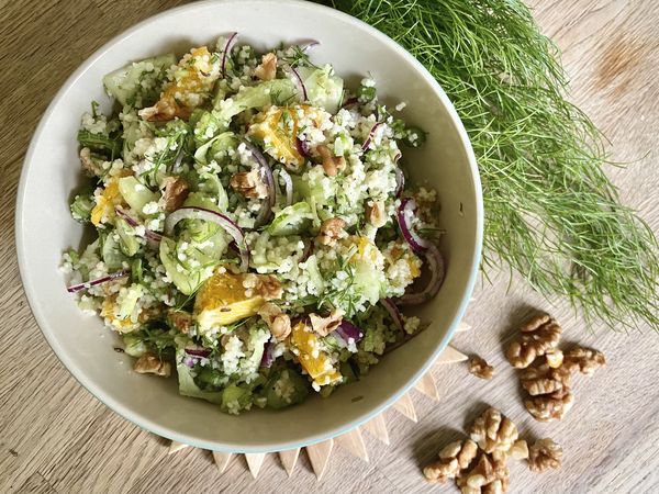 FENCHEL COUSCOUS SALAT.